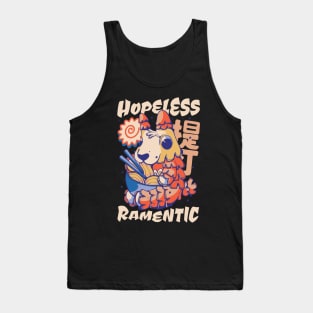 Hopeless Ramentic Anime Llama Ramen Tank Top